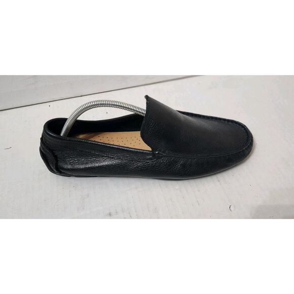 Black Giorgio Brutini Le Glove Mens 10.5 leather loafers Slip On Moccasin Style main image 4